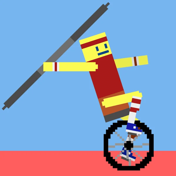 Unicycle Hero Unblocked: Olympic Events on One Wheel | Pizza Edition